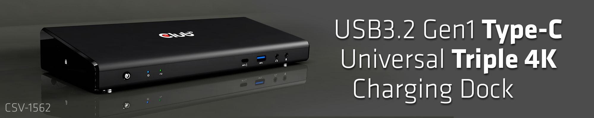 USB3.2 Gen1 Type-C Universal Triple 4K Charging Dock