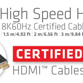 Ultra High Speed HDMI 4K120Hz, 8K60Hz Certified Cable 48Gbps