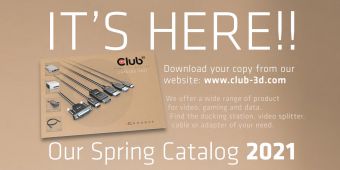 Club 3D Catalog 2021 - discover our awesome range of Products