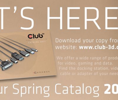 Club 3D Catalog 2021 - discover our awesome range of Products