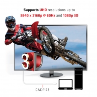 Mini DisplayPort 1.2 Cable to HDMI 2.0 UHD 4K60Hz Active Adapter M/M 3m/9.84ft