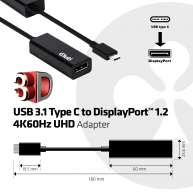 USB 3.2 Gen1 Type C to DisplayPort 1.2 4K60Hz
