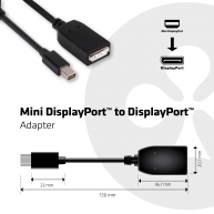 Mini DisplayPort a DisplayPort Adaptador 