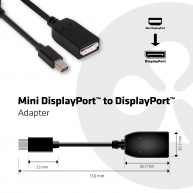 Mini DisplayPort to DisplayPort Adapter