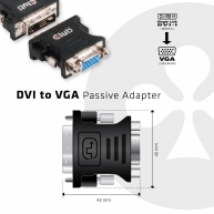 DVI to VGA Passive Adapter