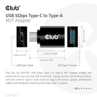 USB 5Gbps Typ-C auf Typ-A St./B. Adapter