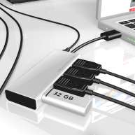 USB 3.1 Hub 4-Port mit Netzteil 