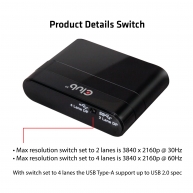 USB Type-C to DP 1.2 + USB 3.0 + Type-C Charging Mini Dock