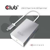 USB 3.0 Type-C to 4x USB Type-A Hub 