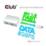 USB 3.0 Typ-C auf 4x USB Typ-A Hub 