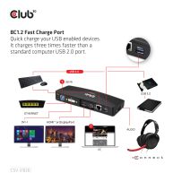USB3.2 Gen1 UHD 4K Docking Station DisplayLink Certified