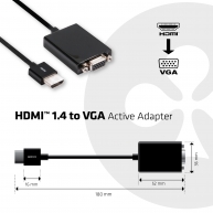 HDMI 1.4 to VGA Adapter