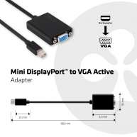 Mini DisplayPort auf VGA Aktiver Adapter