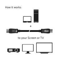 DisplayPort 1.4 - DisplayPort 1.4 M/M 1m/3.28ft