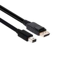 Mini DisplayPort a DisplayPort 1.2 Cable M/M 2 metro