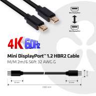 Mini DisplayPort 1.2 HBR2 Kabel Stecker/Stecker 2 meter