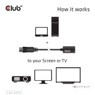 DisplayPort 1.2 to HDMI 2.0 UHD Active Adapter