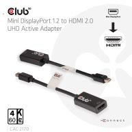 Mini DisplayPort™ 1,2 - HDMI™ Kablosu 2.0 UHD Aktif Adaptör