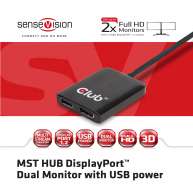 Multi Stream Transport Hub DisplayPort 1.2 Dual Monitor