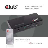 HDMI™ 2.0 UHD Switchbox 4 ports