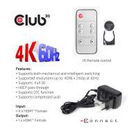 HDMI™ 2.0 UHD Switchbox 4 ports