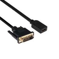 Cable DVI a HDMI 1.4 M / F 2m / 6.56ft bidireccional