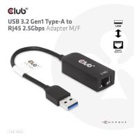 Adaptador USB 3.2 Gen1  Tipo-A a RJ45 2.5Gbps M/H