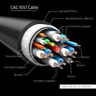 USB Typ C Kabel auf DP 1.4 8K60Hz St./St. 1,8 Meter