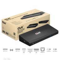 Base de carga universal USB3.2 Gen1 Tipo-C triple 4K