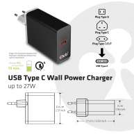 USB TYPE C POWER CHARGER UP TO 27W