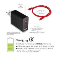 USB Type A and C Dual Power Charger up to 60W