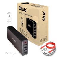 USB Typ-A und -C Ladegerät 5 Ports bis zu 111W