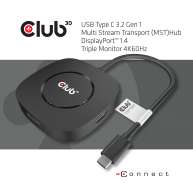 USB Type C 3.2 Gen 1 Multi Stream Transport (MST)Hub DisplayPort1.4 Triple Monitor