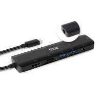 USB Type C 3.2 Gen1 7-in-1 Hub HDMI 4K60Hz SD TF Card slot 2x USB Type A USB Type C PD RJ45