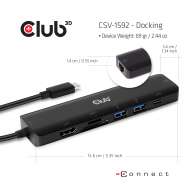 USB Type C 3.2 Gen1 7-in-1 Hub HDMI 4K60Hz SD TF Card slot 2x USB Type A USB Type C PD RJ45