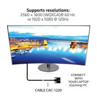 DVI-D Dual Link (24+1) Cable Bidirectional M/M 10m/32.8ft  28AWG