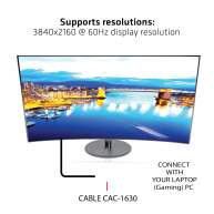 USB Type C + HDMI™ + MiniDisplayPort™ 1.2 to HDMI™ 4K60Hz HDR M/M Active Adapter 32AWG