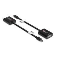 Adaptador activo MiniDisplayPort ™ a VGA negro Macho / Hembra