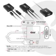 HDMI 1.4 a VGA con audio M/H 