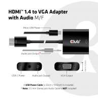 HDMI 1.4 a VGA con audio M/H 