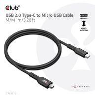 USB 2.0 Type-C to Micro USB Cable M/M 1m /3.28ft