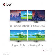 Multi Stream Transport (MST) Hub DisplayPort™ 1.4 to  DisplayPort™ Dual Monitor 4K60Hz M/F