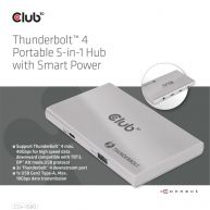 Thunderbolt 4 portabler 5-in-1 Hub mit Smart Power