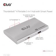 Thunderbolt 4 portabler 5-in-1 Hub mit Smart Power