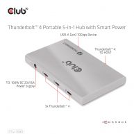 Thunderbolt 4 portabler 5-in-1 Hub mit Smart Power