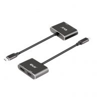 MST Hub USB3.2 Gen2 Typ-C(DP Alt-Mode) auf DisplayPort + HDMI 4K60Hz St./B. 