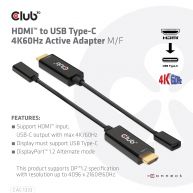 HDMI to USB Type-C 4K60Hz Active Adapter M/F