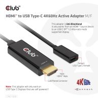 Adaptador activo CAC-1333 HDMI a USB tipo C 4K60Hz M