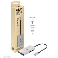 USB Gen2 Typ-C PD Lade-Hub auf 2x Typ-C 10G Ports und 2x USB-Typ-A 10G Ports