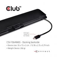 USB Gen1 Type-C Triple Display Dynamic PD Charging Dock with 65 Watt PS
